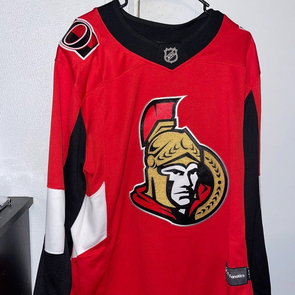 Fanatics Breakaway NHL Hockey Ottawa Senators Jersey Men’s Size Medium New No TG